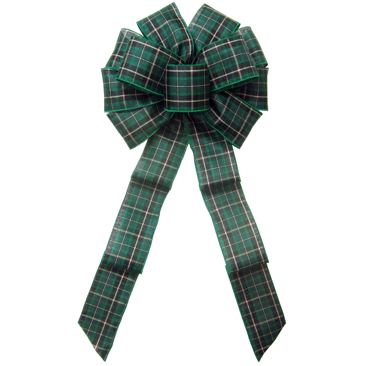 Wired Holiday Plaid Christmas Ribbon (#40-2.5