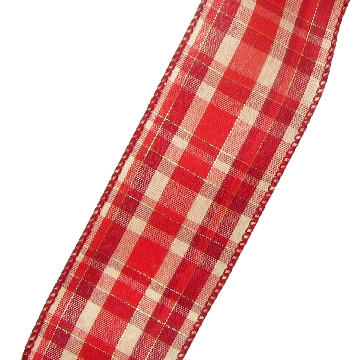 Wired Fireside Plaid Christmas Ribbon #40 - 2.5
