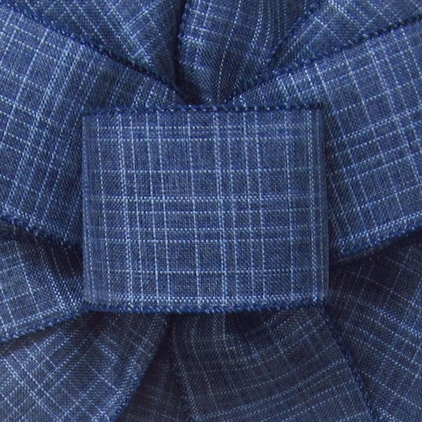 Wired Linen Ribbon - Wired Navy Blue Linen Ribbon (#40-2.5"Wx10Yards)