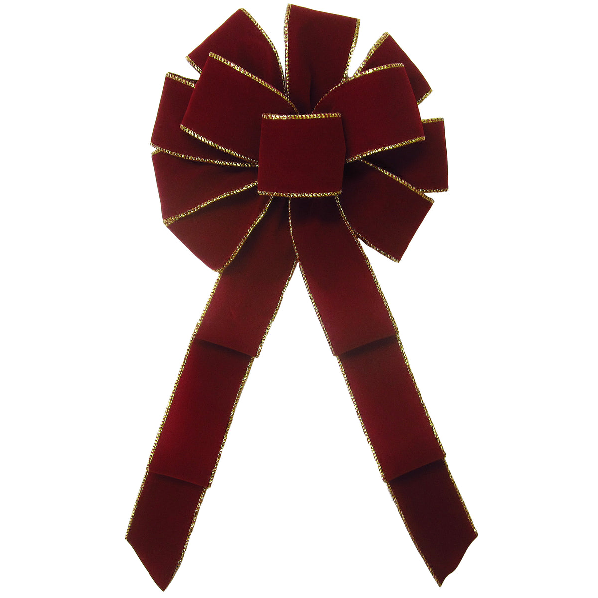 Burgundy ribbon with bow Stock Photo by ©5seconds 64680051