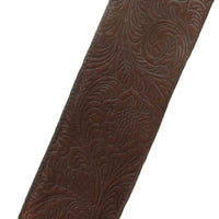 Wired Outdoor Brown Floral Breeze Ribbon (#40-2.5"Wx10Yards)