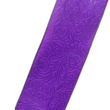 Wired Outdoor Purple Floral Breeze Ribbon (#40-2.5"Wx10Yards)