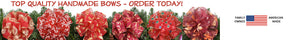 Christmas Bows - Made in USA - Christmas Wreath Bows