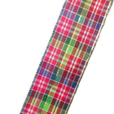 Wired Holiday Party Plaid Ribbon (#40-2.5"Wx10Yards)