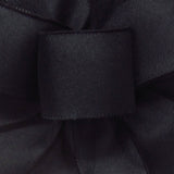 Wired Black Linen Ribbon (#40-2.5"Wx10Yards)