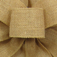 Wired Burlap Ribbon - Wired Gunnysack Natural Burlap Ribbon (#40-2.5"Wx10Yards)