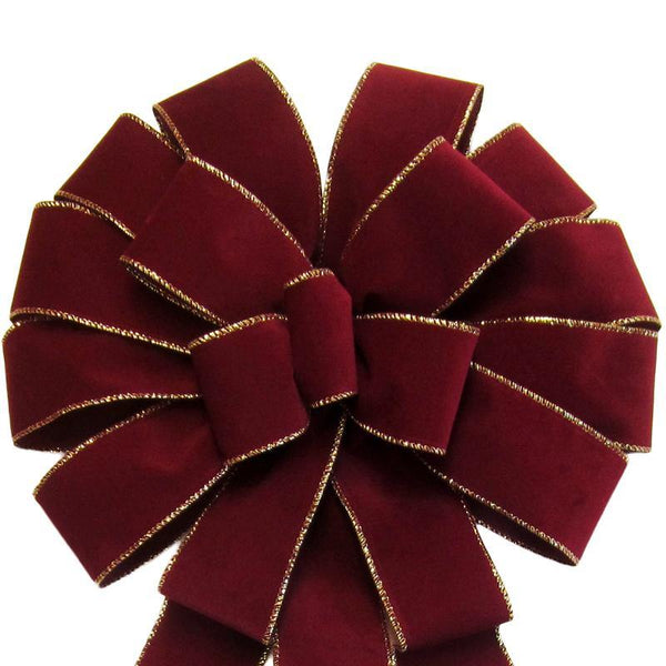 Holiday Trims 7822 5 Loop Burgundy Bow: Gift Wrap Ribbon & Bows